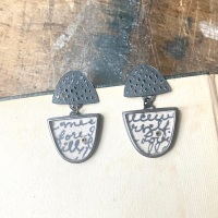 Holey Arch + Paper Bowl Earrings