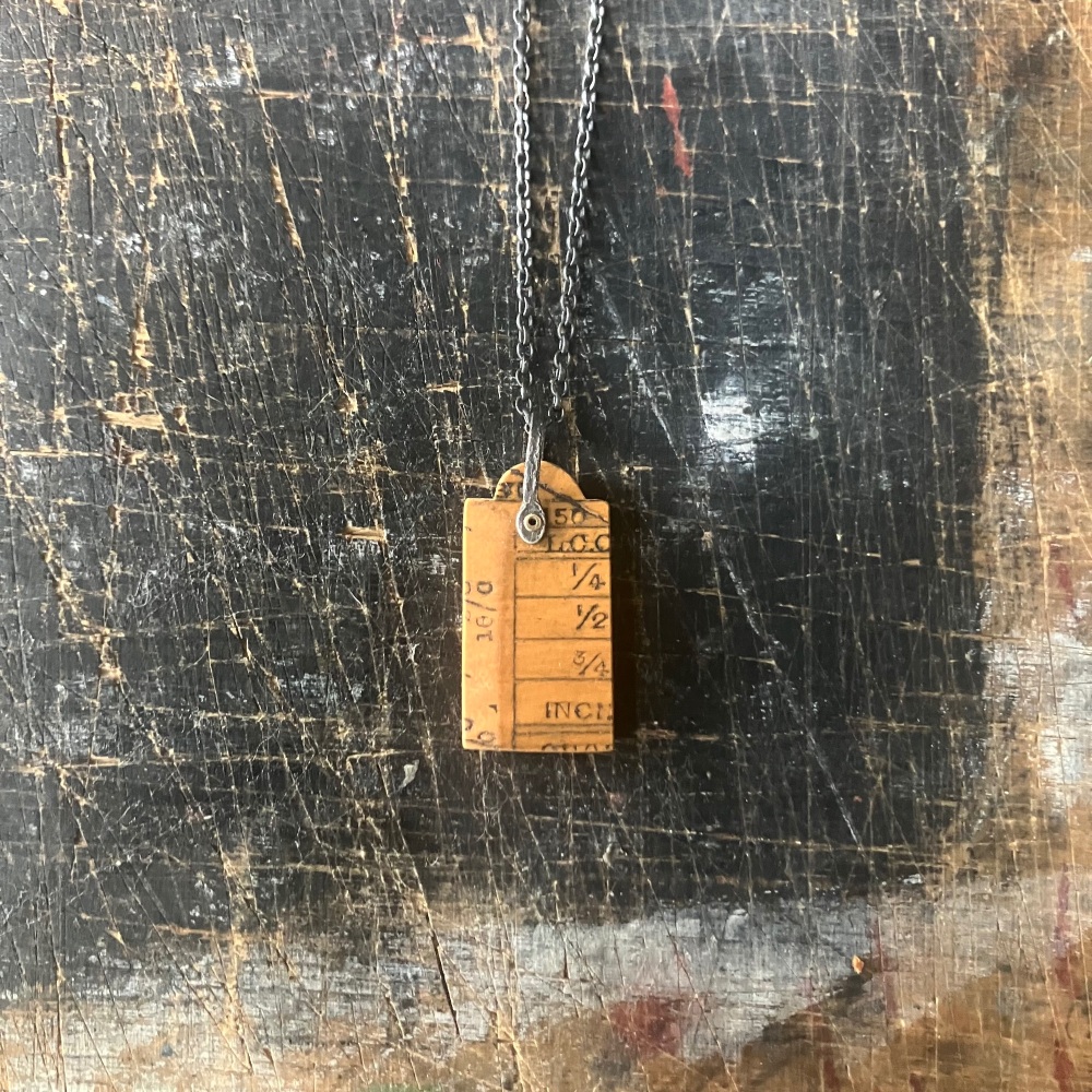 Arched Panel Ruler Pendant