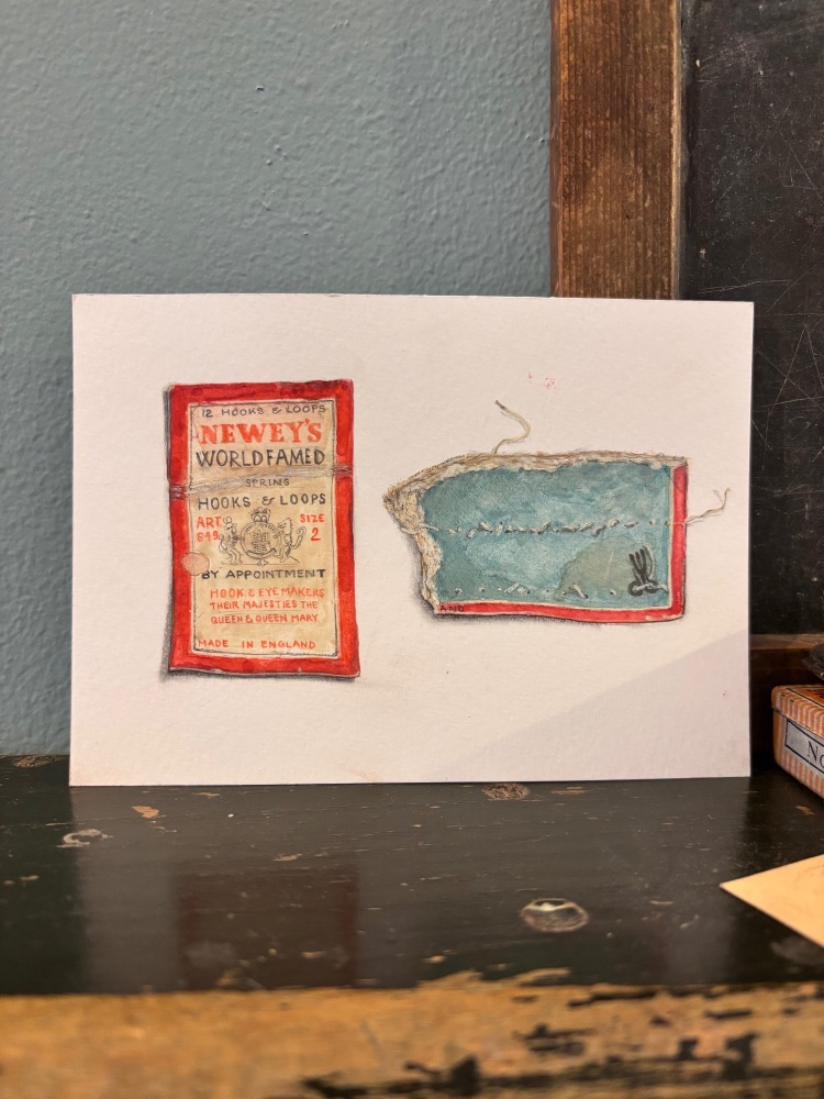 Two vintage pieces of card