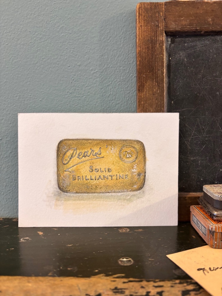 Pears soap brass tin