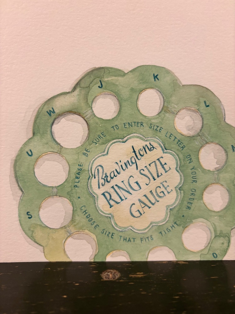 Bravingtons ring size guage