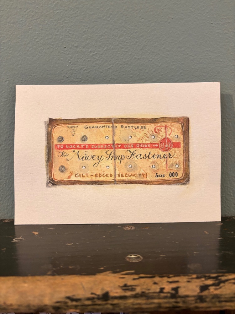 Neweys snap fastener card