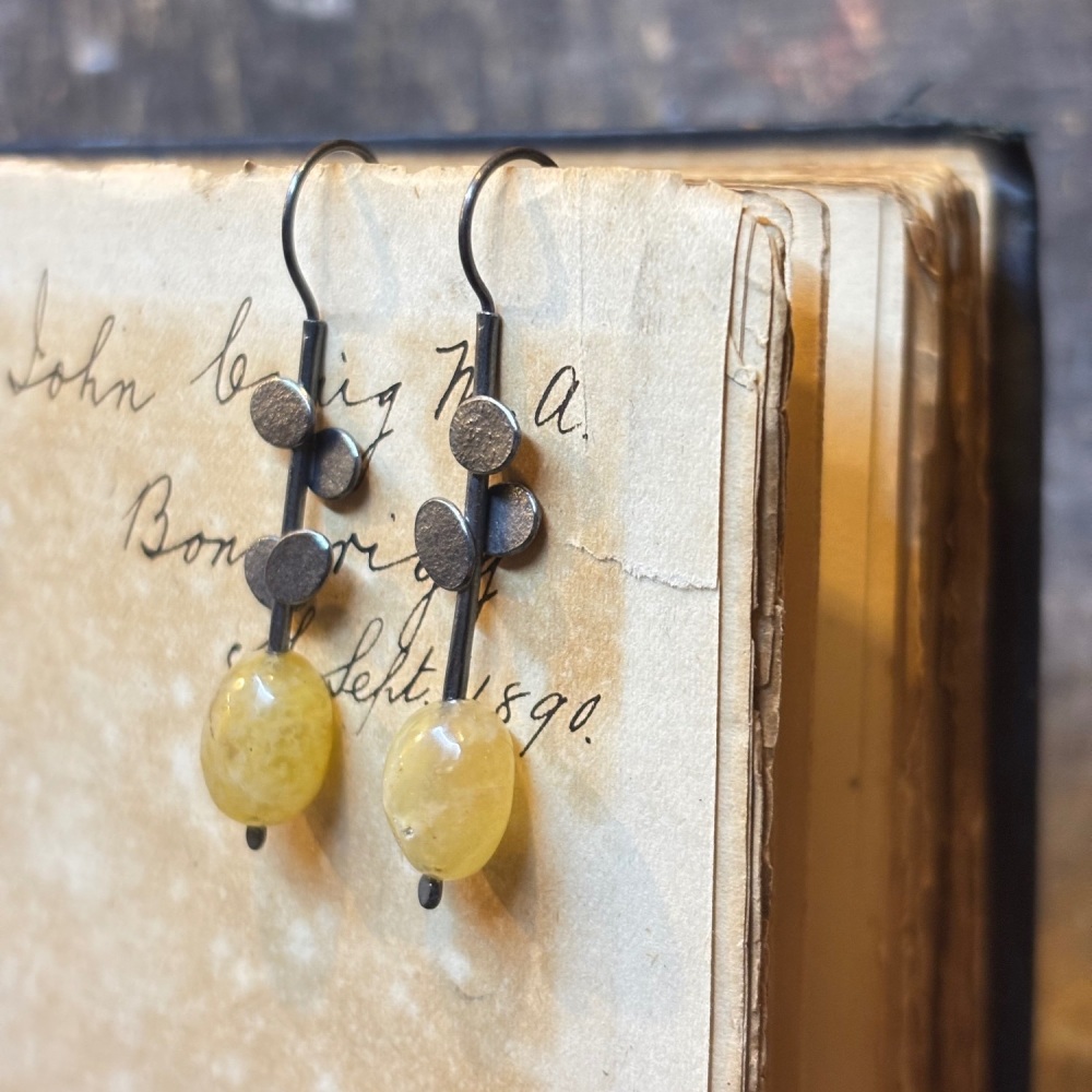 Ovals, Sticks + Stones Earrings
