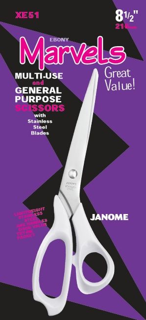  Janome Marvels 8.5" MULTI-USE scissors , great for cutting stabilisers etc