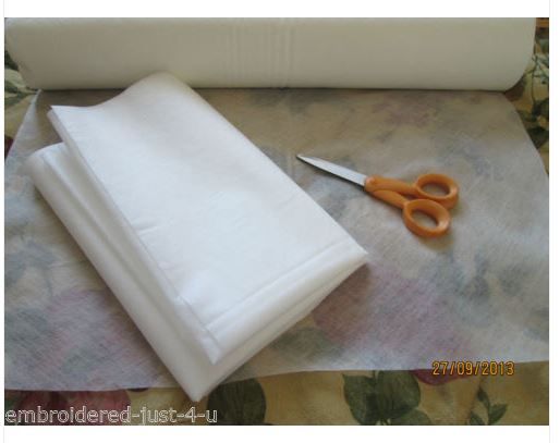 <!-- 0068--> 1m Solvy Fabric SOLUBLE STABILISER  50 cm wide , 