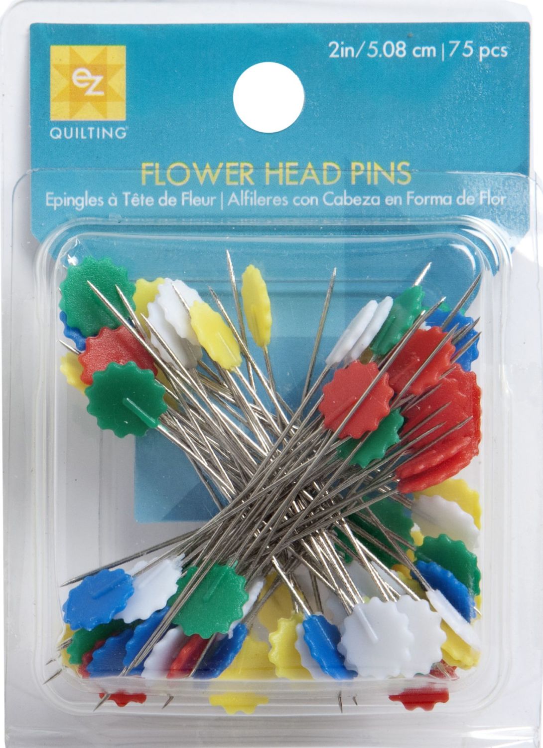 <!-- 003 --> Simplicity EZ Quilting FLOWER HEAD PINS 75CT
