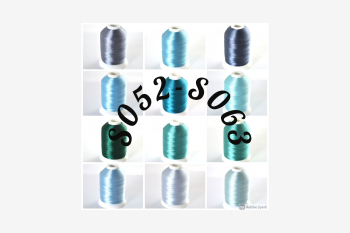 12 colours S052-S063  from 120 thread set - build up your collection