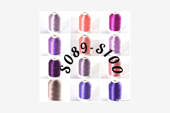 12 colours S089-S100  from 120 thread set - build up your collection