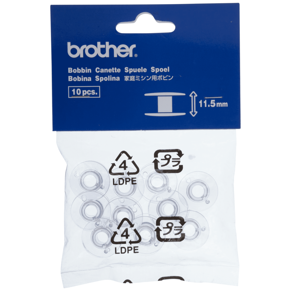  Genuine Brother bobbins, pack of 10 size A