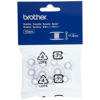  Genuine Brother bobbins, pack of 10 size A , coming soon