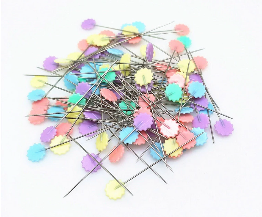 <!-- 003 --> Quilting FLOWER HEAD PINS boxes of 100