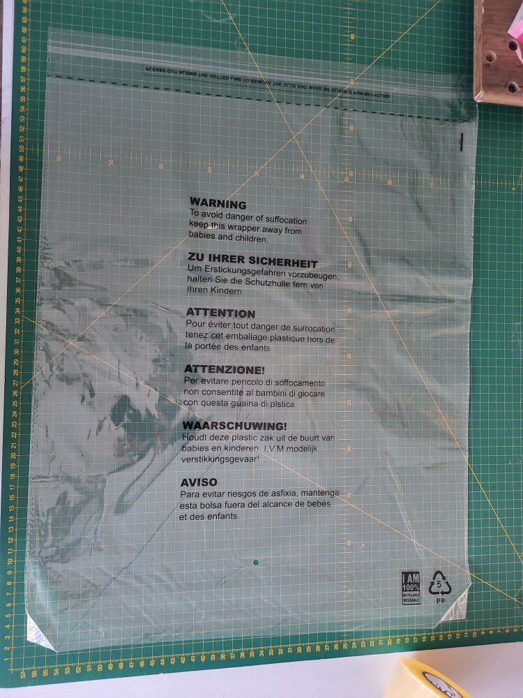  poly bags to show your items, cushions etc - pack of 20 - 18in x 22in (56cmx46cm)