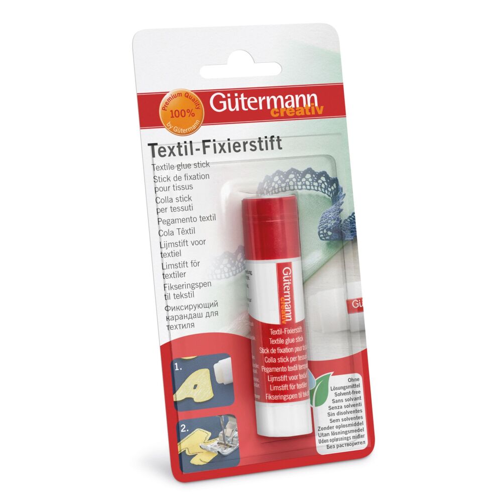 Gutermann temporary adhesive stick for applique