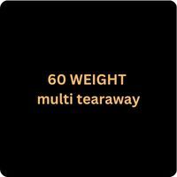 10m  BLACK heavy weight 60g multidirectional easy tearaway, 33cm wide