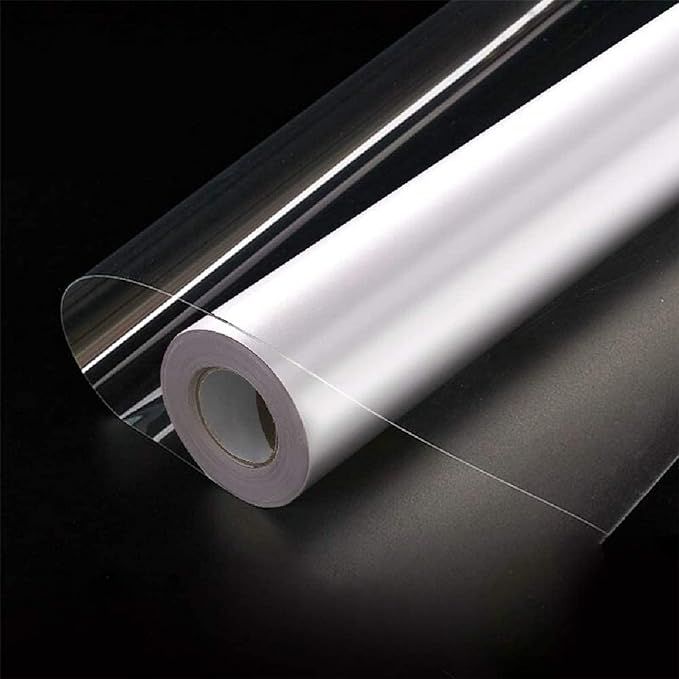 New , Clear vinyl, supple, lovely quality 140cm x 50cm