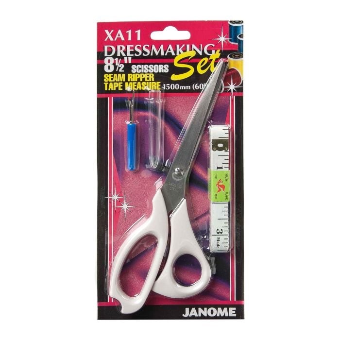  Janome scissors set, scissors tape measure and unpicker