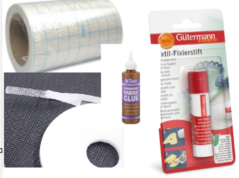 <!-- 006 -->ADHESIVES & sticky stabilisers, tapes