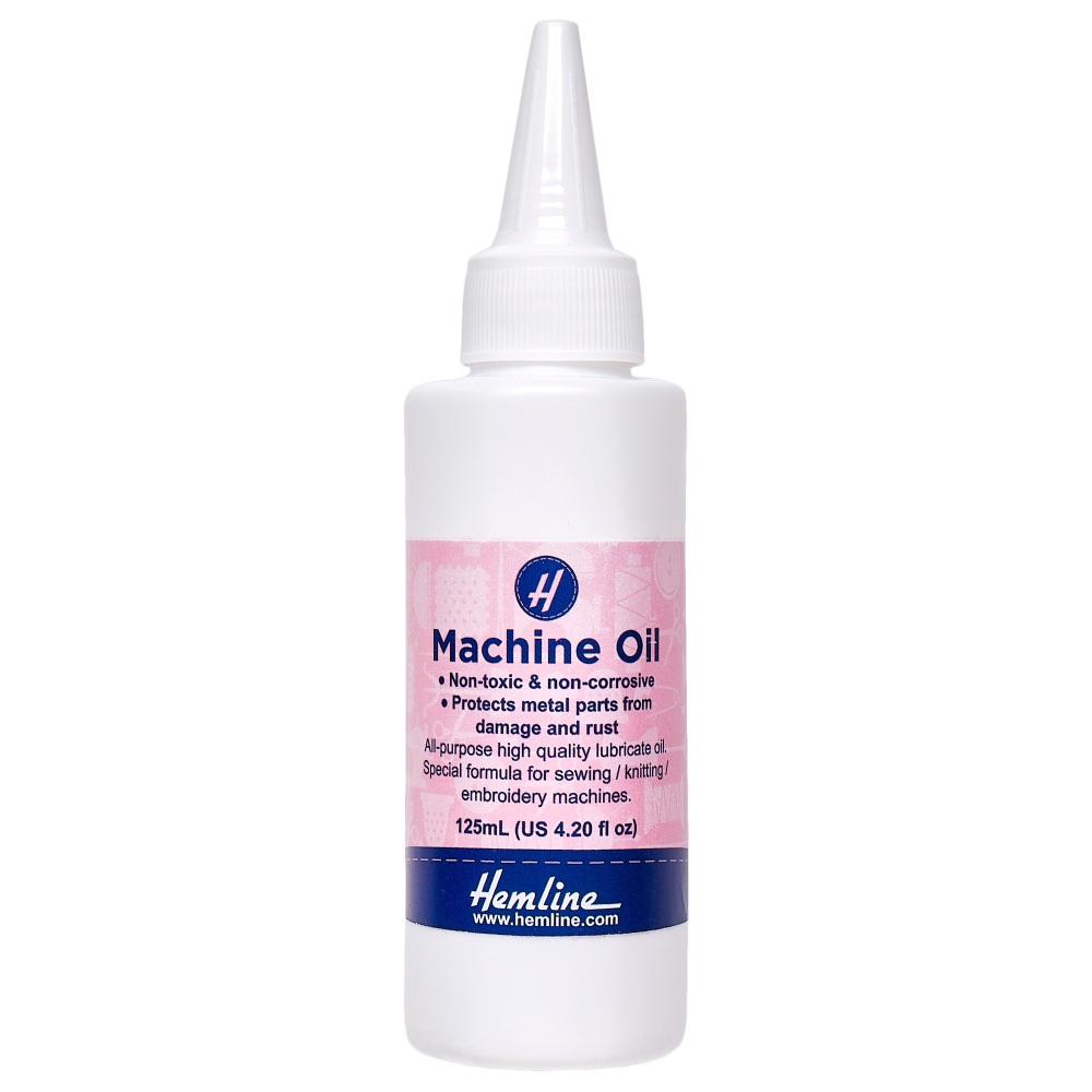  Machine oil, 125ml use on Janome machines that you need to oil yourself