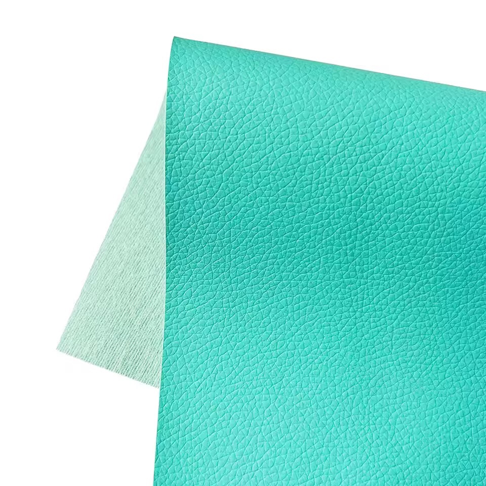  FAUX LEATHER , beautifully soft, great for sewing and embroidery 001 turquoise