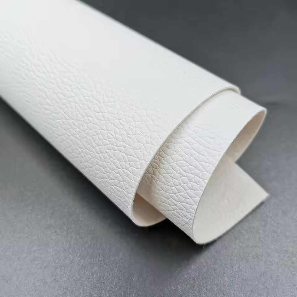  FAUX LEATHER , beautifully soft, great for sewing and embroidery 003 creamy white