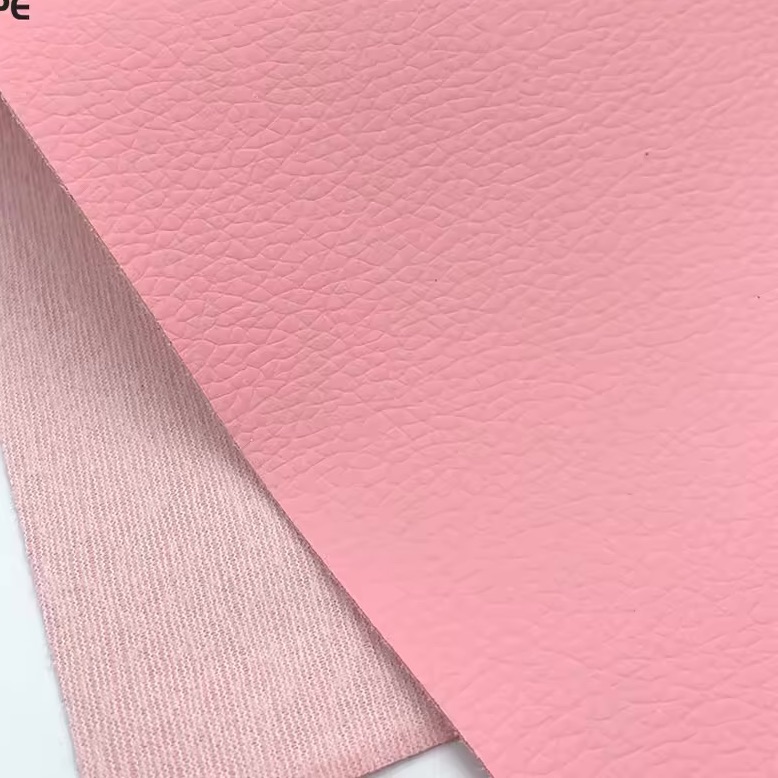  FAUX LEATHER , beautifully soft, great for sewing and embroidery 012 pink