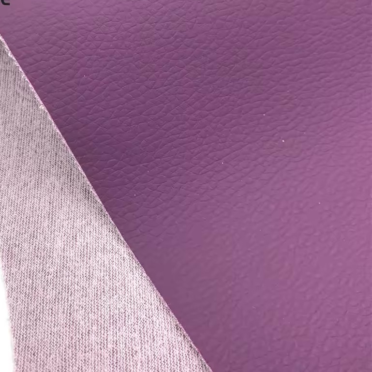  FAUX LEATHER , beautifully soft, great for sewing and embroidery 013 mauve/purple