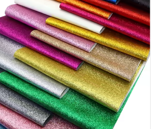 GLITTER VINYL 20cm x 33cm sheets