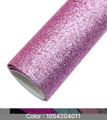 Fine Glitter Faux Leather 011 LILAC