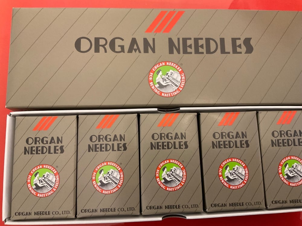 <!-- 009 -->Organ needles for PR machines , 1 pack of 10 needles 75/11 EBB