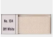 30CM OFF WHITE #3 closed end nylon zip
