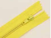 30CM YELLOW  #3 closed end nylon zip