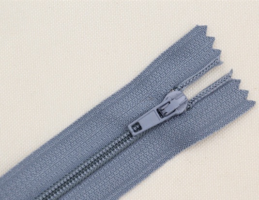 30CM GREY  #3 closed end nylon zip