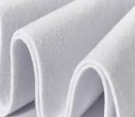  ARCTIC WHITE FELT lovely weight , 90CM X 90CM