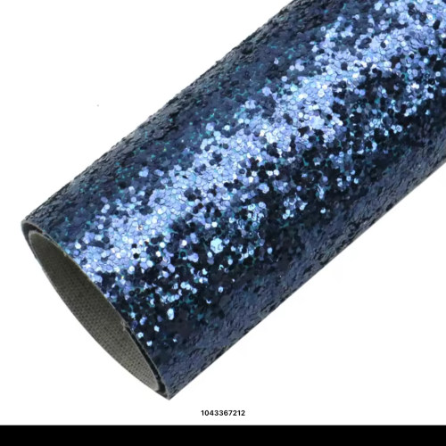  DEEP BLUE chunky glitter vinyl 30cm x 70cm