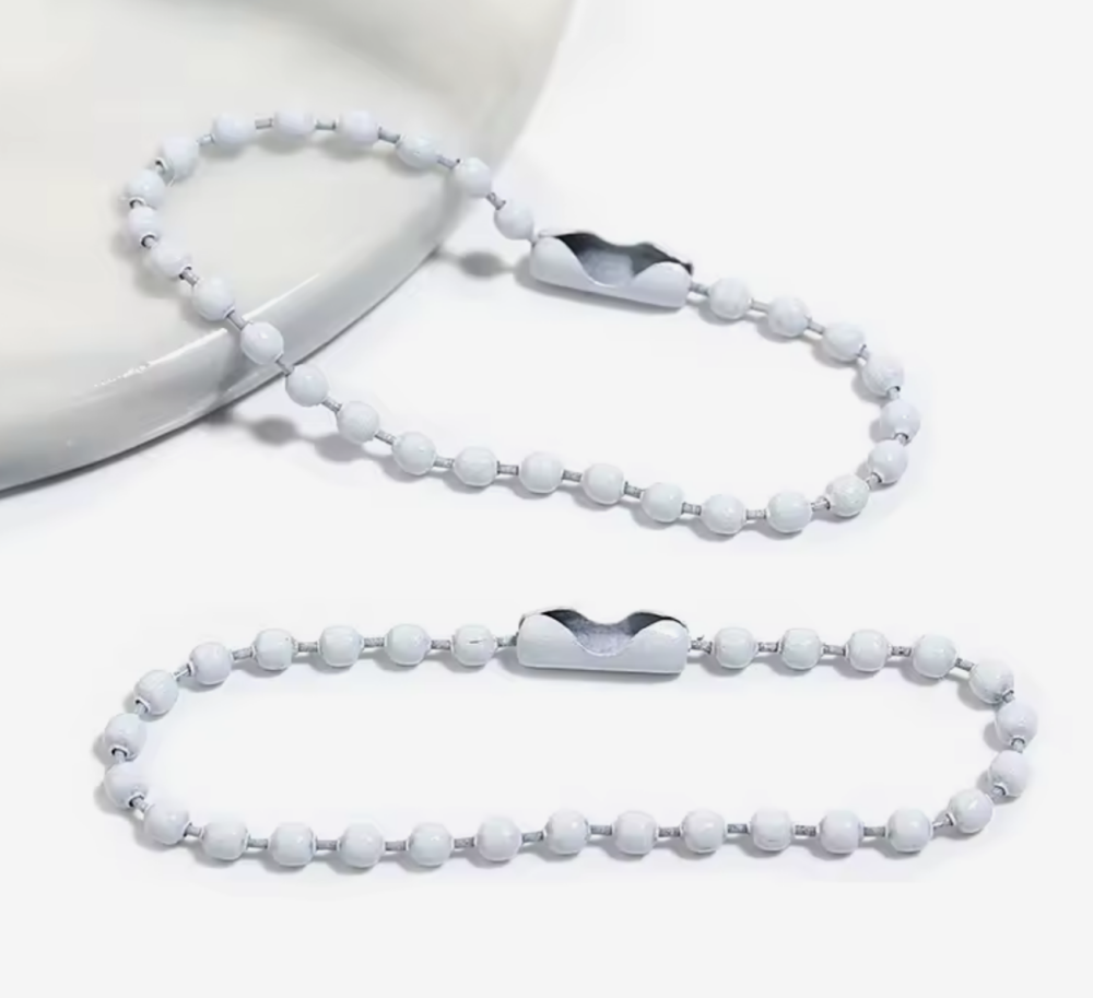  Chains for your hanging embroideries packs of 20  chains WHITE