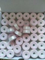 2 GROSS (288) PREWOUND SIZE L CARDBOARD -SIDED BOBBINS WHITE save £10