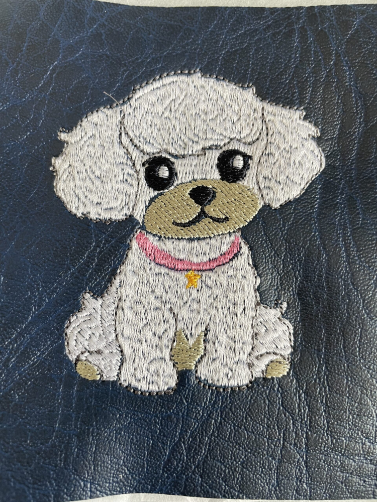 In The Hoop Terrier Digital Download Machine Embroidery Design File 4X4 Hoop