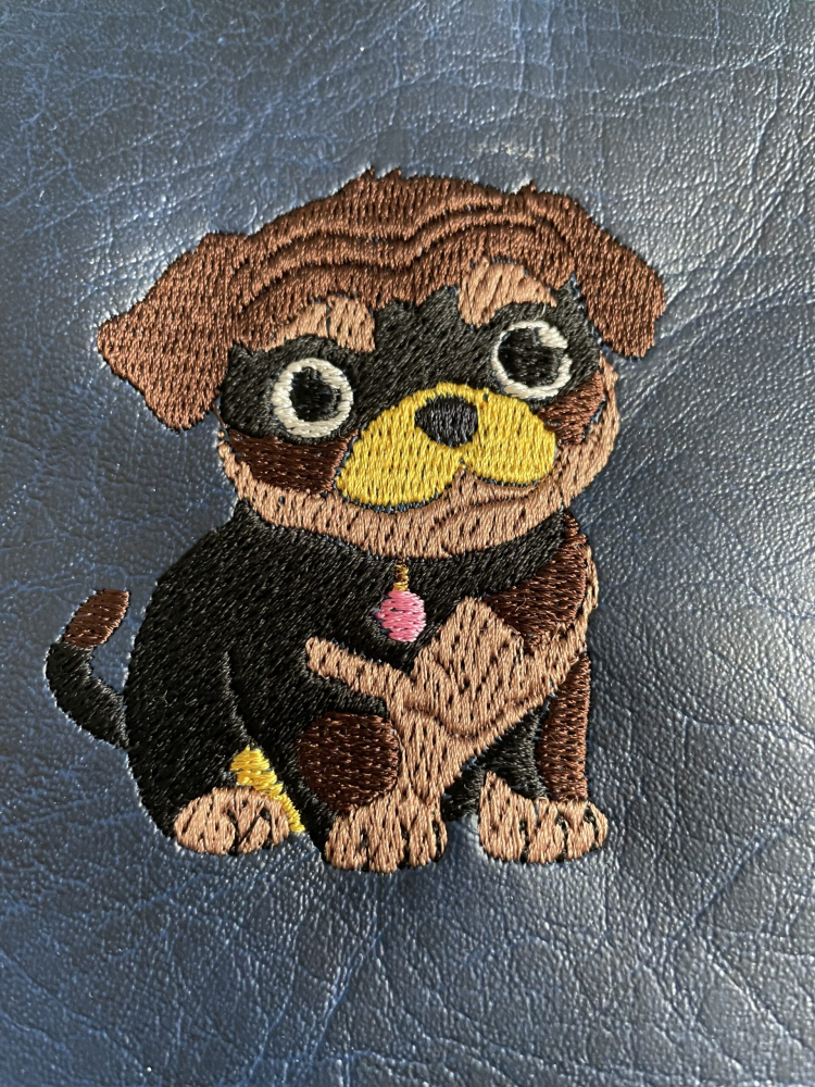 In The Hoop Rotweiller Digital Download Machine Embroidery Design File 4x4 Hoop