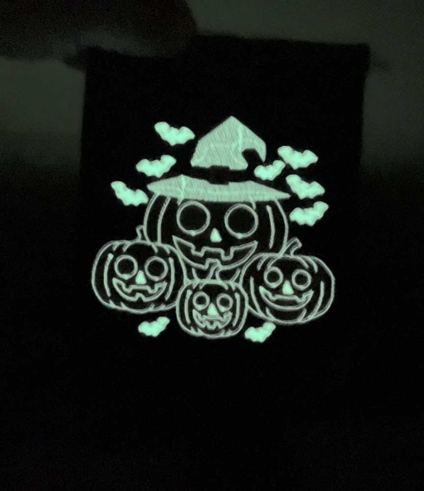 In The Hoop Halloween Pumpkin Door Hanger Digital Download Machine Embroidery Design File 5&times;7 Hoop