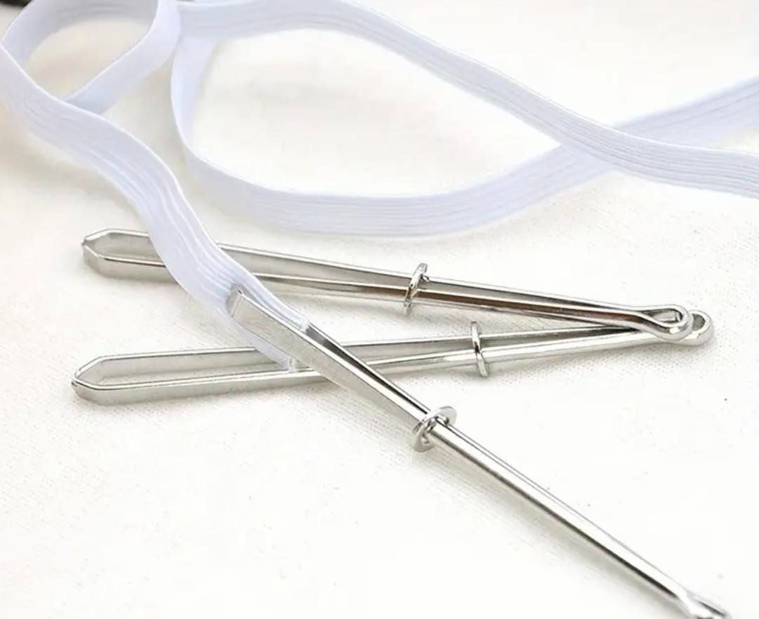 1 Piece elastic threading tool
