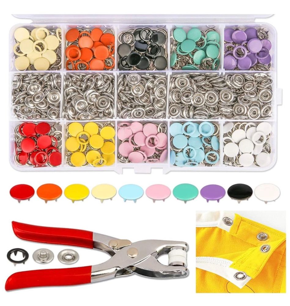 METAL FASTENERS, EYELETS, RIVETS AND SETTING TOOLS