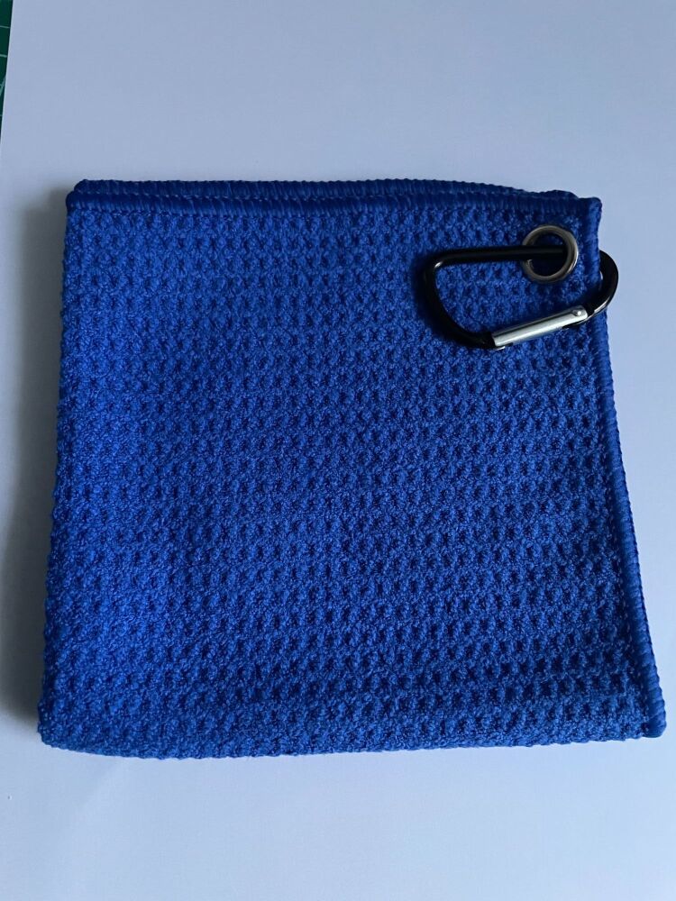 SINGLE GOLF TOWEL ROYAL BLUE 003