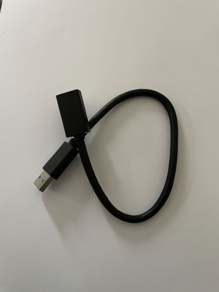 USB 33cm extender , prolong the life of the machines USB socket, UK approved