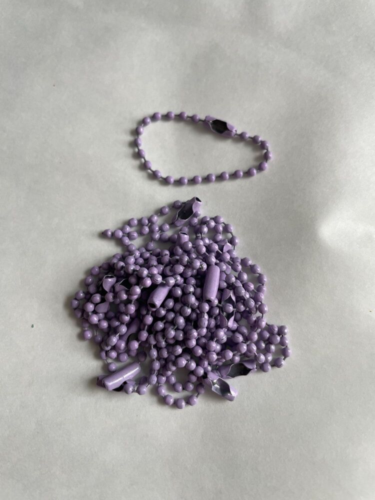Chains for your hanging embroideries packs of 20 chains LILAC COLOUR