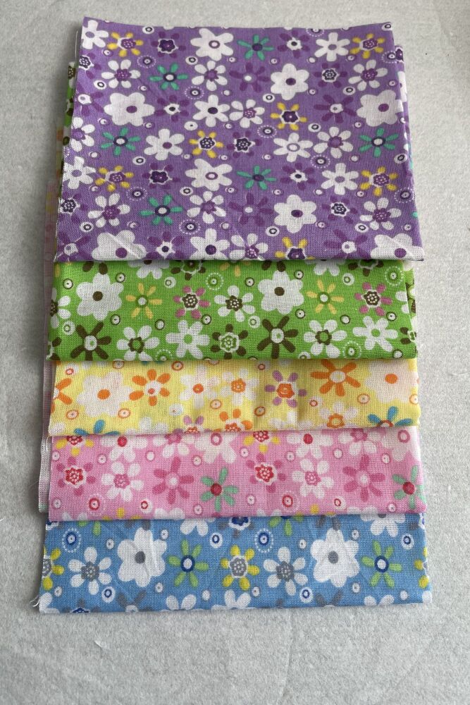 LARGE FLOWER FAT QUARTERS