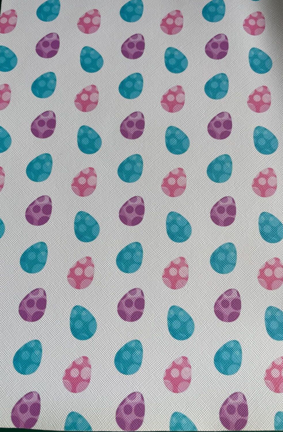 Easter Egg Faux Leather/Vinyl A4 Size