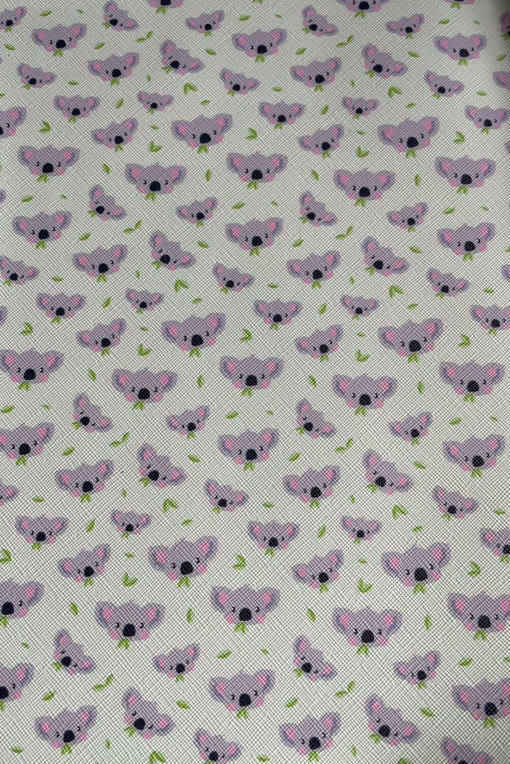 Koala Faux Leather/Vinyl A4 Size