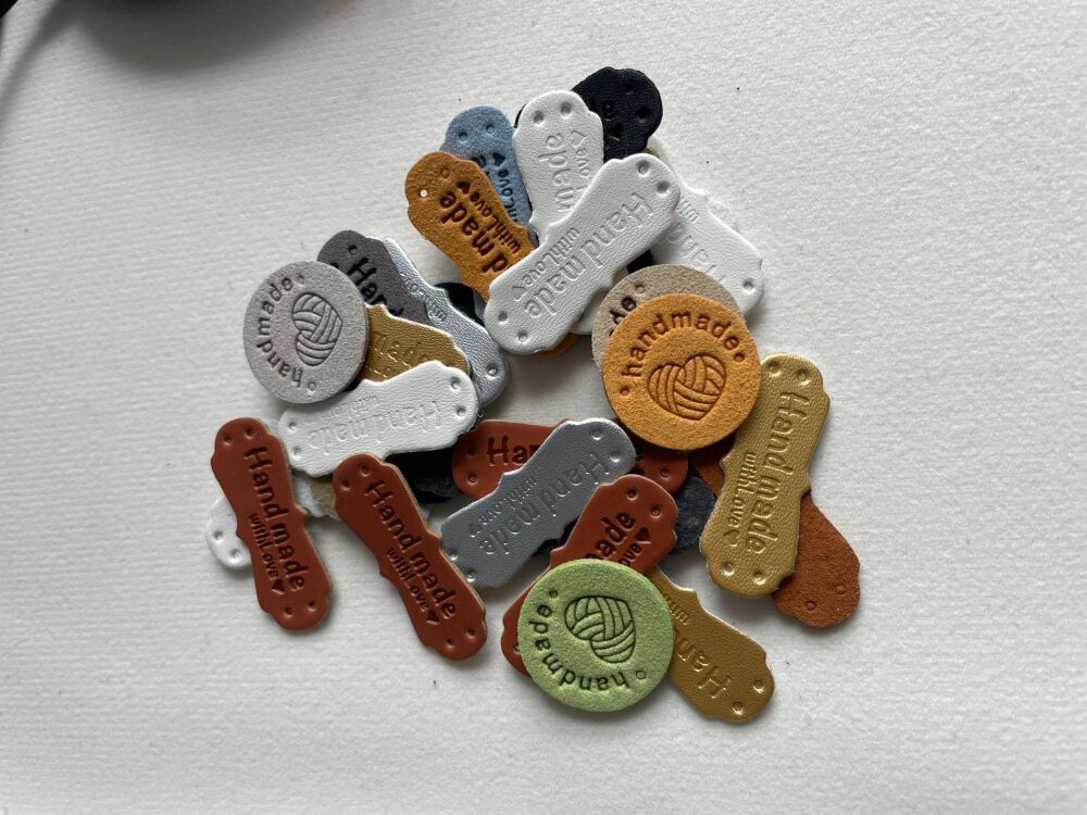 Pack of 35 Mixed Colour Handmade Tags