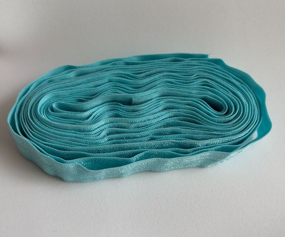 New Product Light Blue Fold Over Elastic 5m