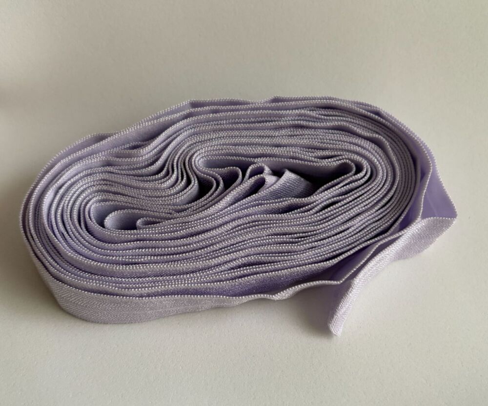New Product Lilac Fold Over Elastic 5m